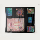 Lieblingsband Wandteppich (Vorderseite (Horizontal))