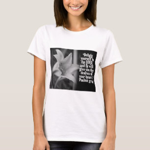LIEBLINGSbibel-SCHRIFTS-PSALM-37:4 T-Shirt