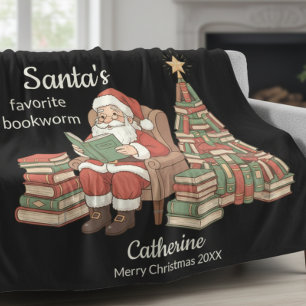 Lieblingsbuchwurm-Weihnachtsname und -jahr von San Fleecedecke