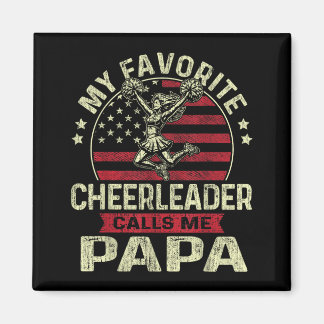 Lieblingscheerleaderin nennt Papa Cheer Papa Väter Magnet