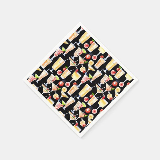 Lieblingscocktails Serviette (Ecke)