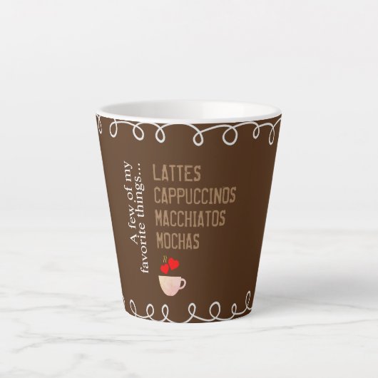 Lieblingscoffee-Tasse Milchtasse (Vorderseite)