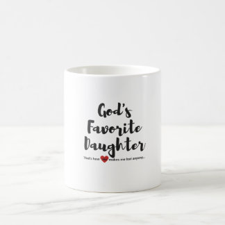 Lieblingsdie tochter-Tasse des Gottes Kaffeetasse