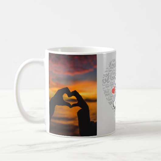 Lieblingsdruck-Tasse Kaffeetasse (Links)