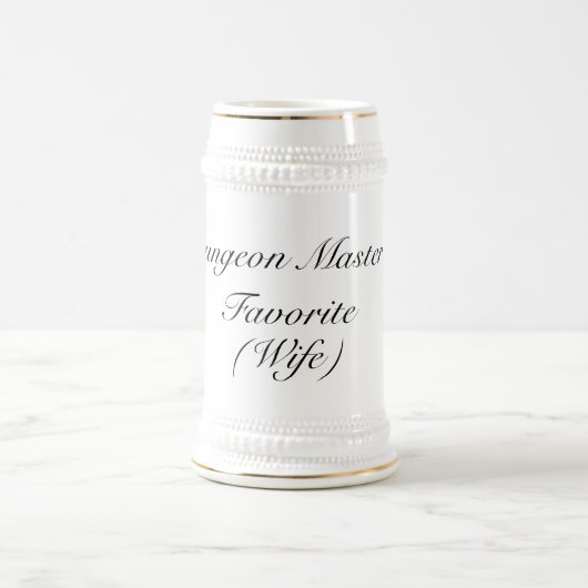 Lieblingsdungeon Master (Ehefrau) Bierglas (Mittel)