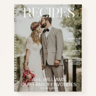 Lieblingsfamilienrezepte 2 Foto Magazin-Cover Notizblock