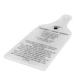 Lieblingsfamilienrezepte Schneidebrett (Ecke)