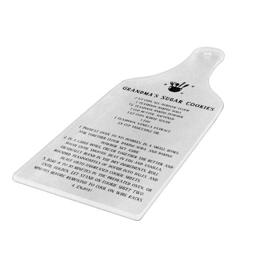 Lieblingsfamilienrezepte Schneidebrett (Ecke)