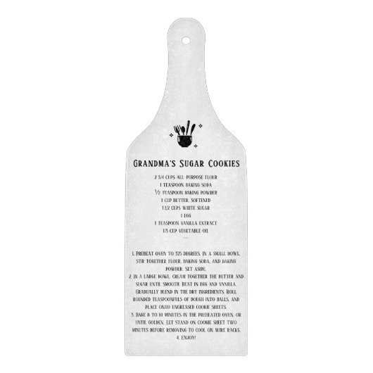 Lieblingsfamilienrezepte Schneidebrett (Vorderseite)