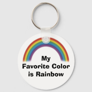 Lieblingsfarbe ist Regenbogen-Schlüsselanhänger Schlüsselanhänger