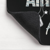 Lieblingsflugmann ruft Tante Luftwaffe Abschluss Mousepad (Ecke)