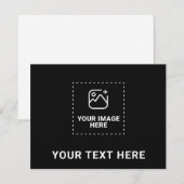 Lieblingsfoto mit Text Mitteilungskarte (Vorne/Hinten)