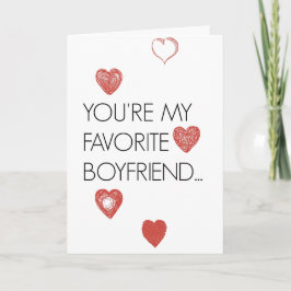 Lieblingsfreund: Lustige Valentinstag-Karte Feiertagskarte