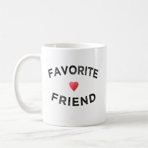 Lieblingsfreund Rot Herz Geburtstag Jubiläum beste Kaffeetasse