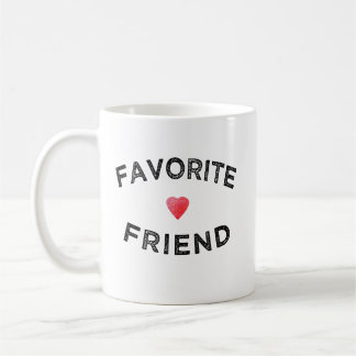 Lieblingsfreund Rot Herz Geburtstag Jubiläum beste Kaffeetasse