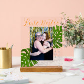 Lieblingsfreundschaftslaub acrylschild (Hochzeit)