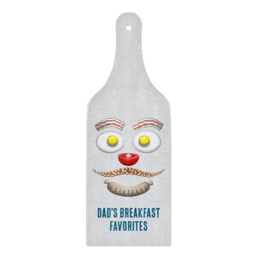 LIEBLINGSFRÜHSTÜCK VATERTAG SCHNEIDEBRETT (Vorderseite)