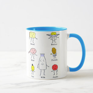 Lieblingsgerichte Vintage-Küchenkunst Tasse