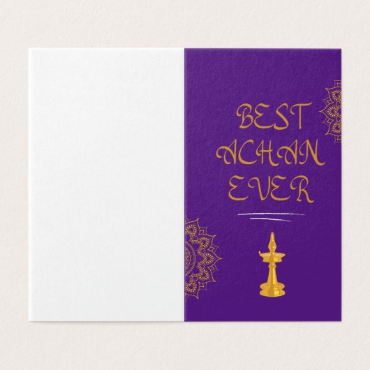 Lieblingsgespenst in Malayalam (Außenseite Aufgefaltet)