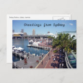 Lieblingshafen Sydney Postkarte (Vorne/Hinten)
