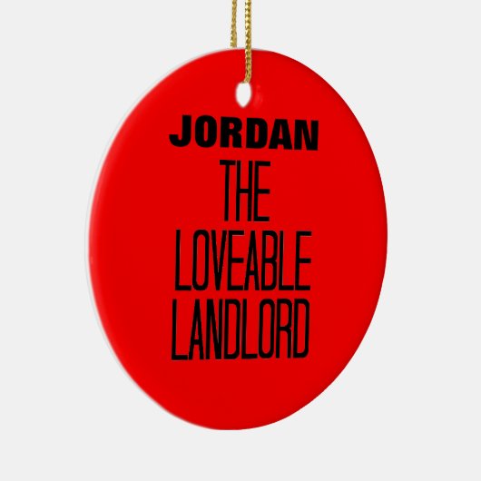 Lieblingsherr Keramik Ornament (Rechts)