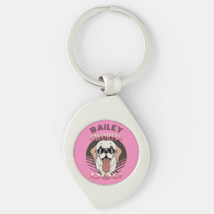 Lieblingshund, lustige niedliche Hundemutter/Papa  Schlüsselanhänger
