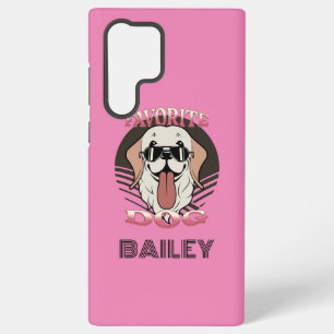 Lieblingshund, lustiger süßer Hund Mama/Papa Perso Samsung Galaxy Hülle