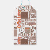 Lieblingskaffee Geschenkanhänger (Rückseite)