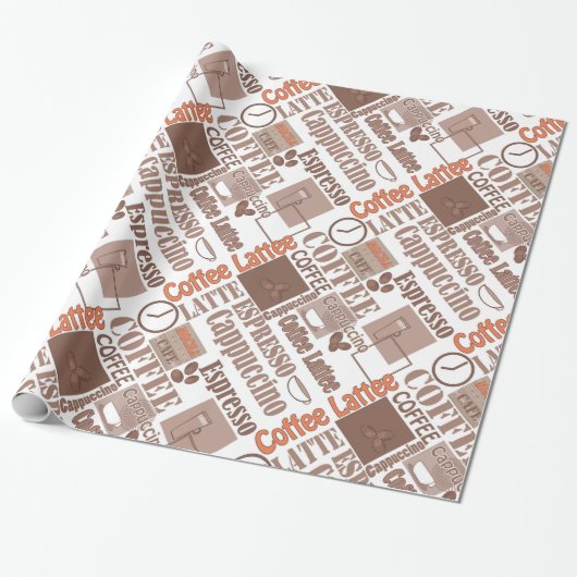 Lieblingskaffee Geschenkpapier (Ungerollt)