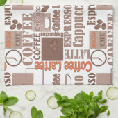 Lieblingskaffee Geschirrtuch (Gefaltet)