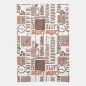 Lieblingskaffee Geschirrtuch (Vertikal)