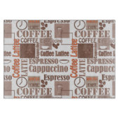 Lieblingskaffee Schneidebrett (Vorderseite)