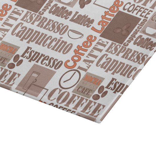 Lieblingskaffee Schneidebrett (Ecke)