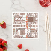 Lieblingskaffee Serviette (Beispiel)