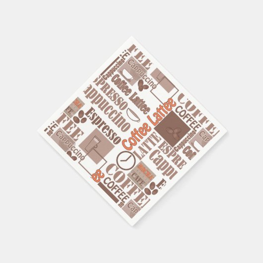 Lieblingskaffee Serviette (Ecke)