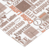 Lieblingskaffee Tischdecke (Schrägansicht)