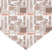 Lieblingskaffee Tischdecke (Schrägansicht)