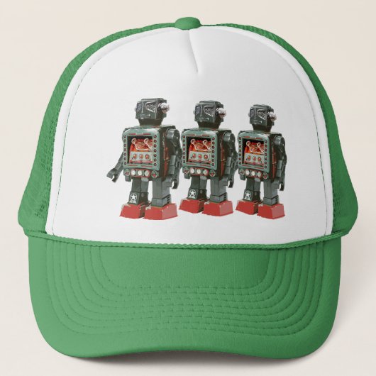 Lieblingskanone des spielzeug-Roboter-w Truckerkappe (Vorderseite)