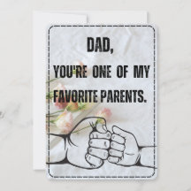 Lieblingskarte des Vaters