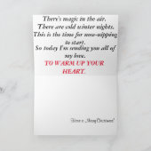 Lieblingskarte Feiertagskarte (Innenseite)