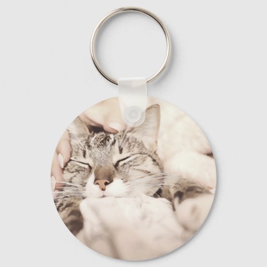 Lieblingskatze Schlüsselanhänger (Rückseite)