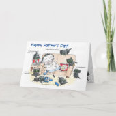 Lieblingskatze Vatertagskarte Karte (Vorderseite)
