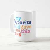 Lieblingskind der britischen Mutter oder des Vater Kaffeetasse (Vorderseite Links)