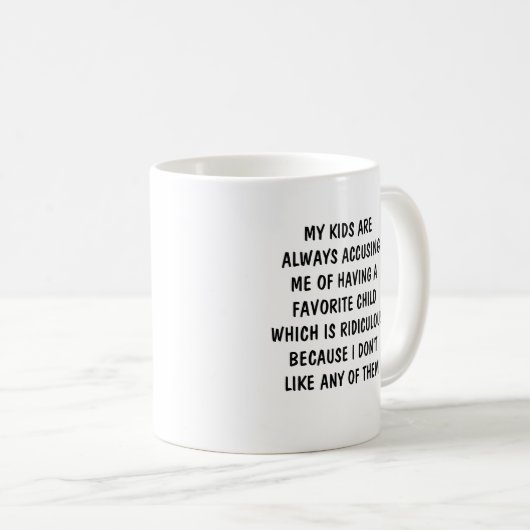 Lieblingskind der Mama Kaffeetasse (VorderseiteRechts)