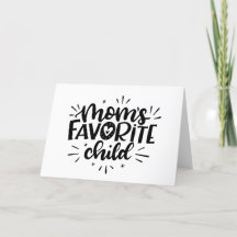 Lieblingskind der Mutter, handgeschrieben