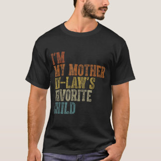 Lieblingskind des Schwiegermutters lustiger Vater T-Shirt
