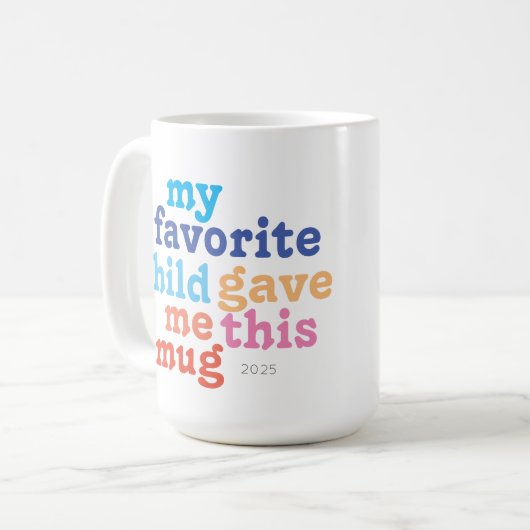 Lieblingskind von Mutter oder Vater Kaffeetasse (Vorderseite Links)