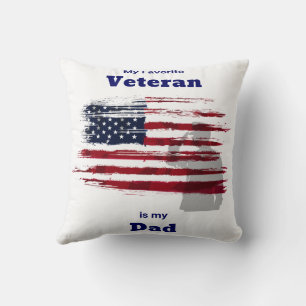 Lieblingskissen für Veteranen-Vater Kissen