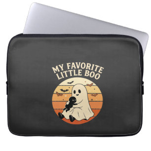 Lieblingskleiner Boo Halloween Geist Baby Retro So Laptopschutzhülle