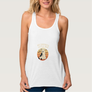 Lieblingskleiner Boo Halloween Geist Baby Retro So Tank Top